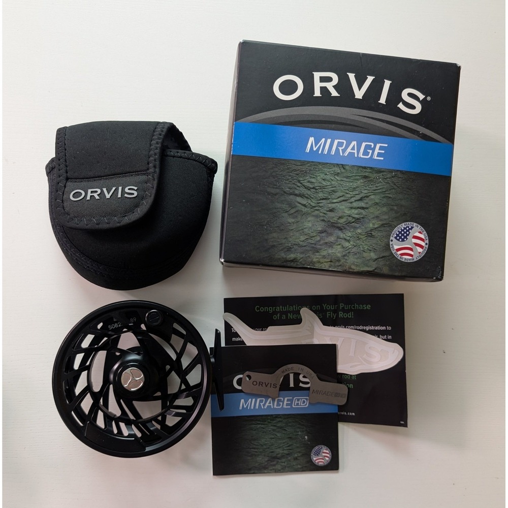 Orvis Mirage V Fly Reel Black Fly Fishing Reel USA Made